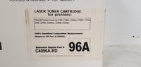 NEW Rhonitek C4096A-RD Black Toner Cartridge for LaserJet 2100 2200