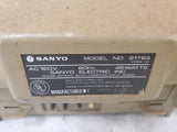 Retro Sanyo 21T63 12" CRT Portable Broadcast TV Television Monitor Cut Cord 1976