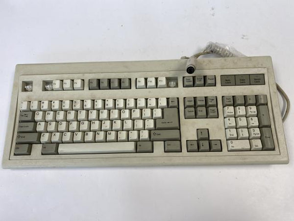 Lite-On SK8801 Vintage Beige Full Size Mechanical Computer Keyboard Mi ...