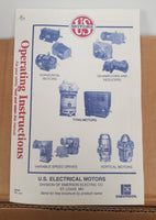 Emerson U.S Motors AD85 3 HP General Purpose Motor 1455/1765