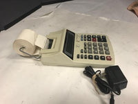 Canon P23-DHIII Mechanical Calculator w/ paper roll and power adaptor