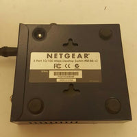 NetGear FS105 5 Port 10/100 Mbps Fast Ethernet Switch w/ AC Adapter