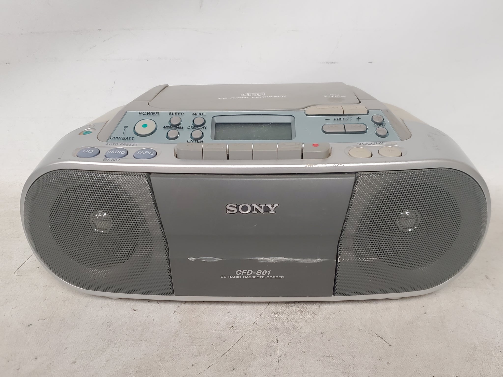 Vintage Sony CFD-S01 CD Radio Cassette Recorder Player Boombox