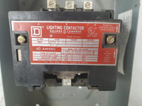 Square D 8903 SPG2 KA ENGL 60A 2-Pole 250VDC Lighting Contactor w/ Enclosure