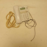 AT&T CL2909 White Corded Business Telephone w/ Caller ID And Telephone Cord