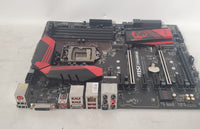 MSI Z170A Gaming M5 Computer Keyboard No CPU or Fan