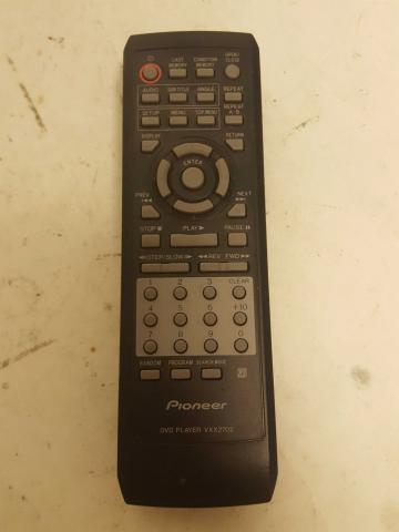Pioneer VXX2702 DVD player Remote Control