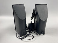 Cyber Acoustics CA Model Wired Computer Speakers With Power Adapter