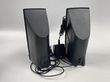 Cyber Acoustics CA Model Wired Computer Speakers With Power Adapter