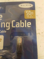 NEW Belkin RJ45 Male/Male FastCAT5e Networking Cable 50ft Black