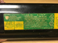 Universal 213-TC-P Fluorescent Lamp Ballast 120V