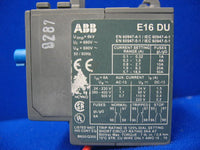 ABB E16DU E16DU2710 Trip Class 10 Relay Overload