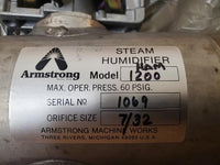 Armstrong 1200 Staineless Steel 60PSIG Steam Humidifier w/ Honeywell Actuator