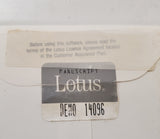 Vintage Lotus Manuscript Reference Getting Started Manuals 21133 21134 1986