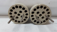 Lot of 2 Beckman Coulter 368336 20 Well Centrifuge Bucket Adapter Inserts