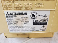 Retro Gaming Mitsubishi CS-13104 14" CRT Television TV Monitor 1995