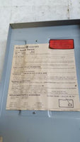 GE General Electric TG3221 30 Amp 240 Volt Fusible Disconnect Switch 2 Pole