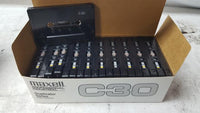 NEW Maxell C30 Professional Industrial Duplicator Series Audio Cassette 20 Pack