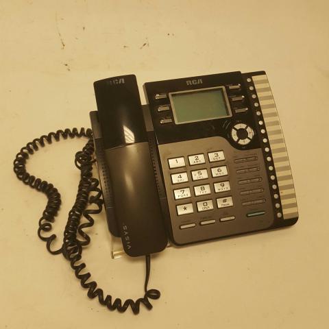 RCA Visys Corded Business Telephone Black