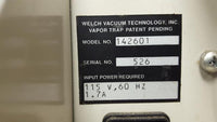 Welch Vacuum Thomas GelMaster 142601 Gel Dryer Vacuum System