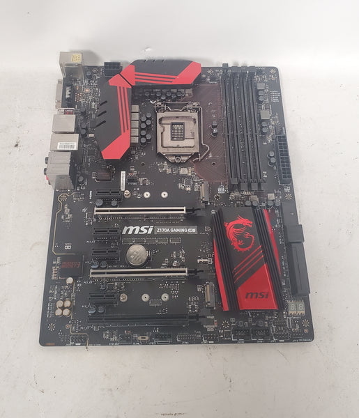 MSI Z170A Gaming M5 Computer Keyboard No CPU or Fan