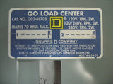 NEW Square Company Q02-4L70S 70 Amp Max QO Load Center Breaker Box 40274-654-02