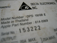 Delta 150 Watt DPS-150GB E ATX Power Supply 614-0069 Apple