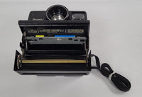 Vintage 1970's Polaroid Pronto! Land Camera with strap SX-70 Film & Flashbar