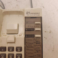 Vintage General Electric 2-90166B 21 Memory Corded Telephone