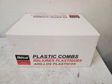 NEW Lot of 53 Ibico 15222 Desktop Finishing Systems 1" Black Plastic Combs