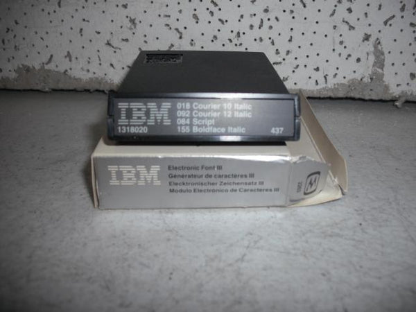 IBM Electronic Font III - Replacement #13108020 - Courier Font Cartridge