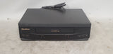 Quasar VHQ-401 4 Head Omnivision VCR VHS Videocassette Player No Remote