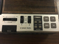 General Electric 7-4956B FM/AM Clock Radio Cassette Recorder