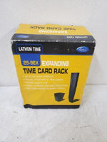 Vintage Lathem 25-9EX 25 Card Expanding Time Card Rack