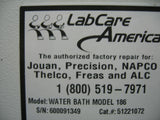 LabCare America Precision Water Bath 180 Series Model 186