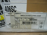 NEW Halo 406SC White Trim Ring Clear Specular Reflector