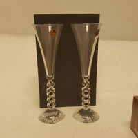 NEW Cristal d'Arques Millenium Year 2000 Champagne Glasses