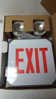 NEW Howard Lighting HL0229BR WLXTE Series Green Exit Sign For Wet Location Combo