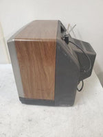 Retro Gaming Magnavox 14" CRT VHF/UHF Faux Wood Broadcast Antenna TV Television