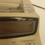 Vintage Victor 1208-2 Printing Calculator w/ AC Adaptor