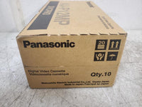 NEW Lot of 10 Panasonic AJ-P12MP DVCPro Digital Video Cassette