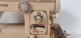 Vintage White 83538 Electric Sewing Machine + Case & Manual