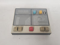 Juno Systems Control Panel for RV123P Vision Screener Button Missing