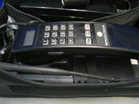 Vintage Motorola SCN2398A MetroCel Cellular Car Bag Phone With Case and Charger