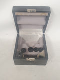 Vintage Wild Heerbrugg Binokularer Schrägtubus Microscope Case