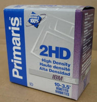 NEW 10 Pack Primaris 2HD High Density 3.5" Floppy Disk Diskettes 1.44MB
