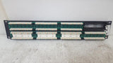 Leviton Telcom Gigamax 5G485-A48 Cat Patch Panel