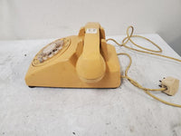 Vintage ITT 50046 LR 30M 176 Corded Rotary Wheel Phone Beige
