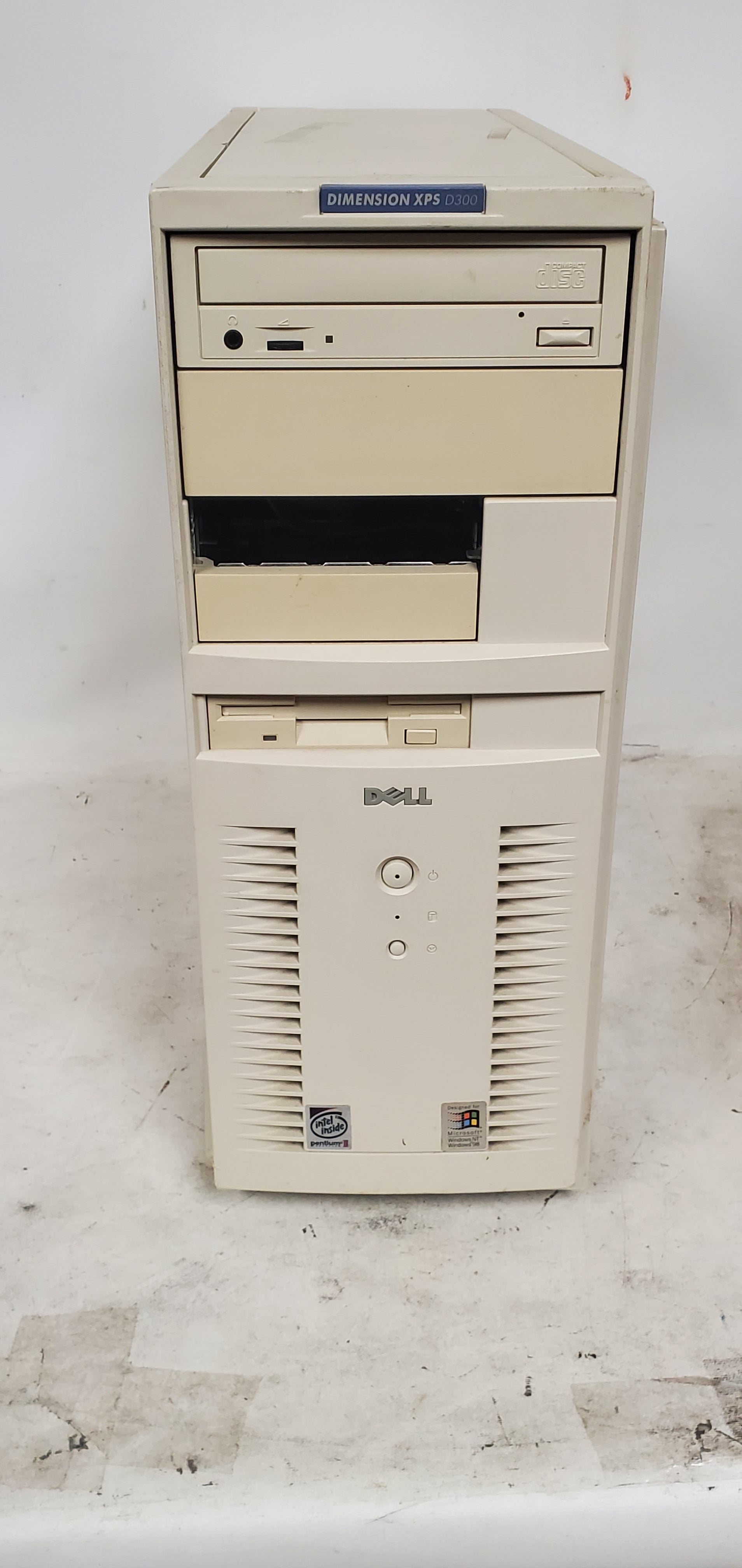 Vintage Gaming Dell Dimension XPS D233 D300 Intel Pentium II