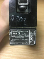 General Electric TEB111020 Circuit Breaker 20 Amp 120 VAC 1 Pole